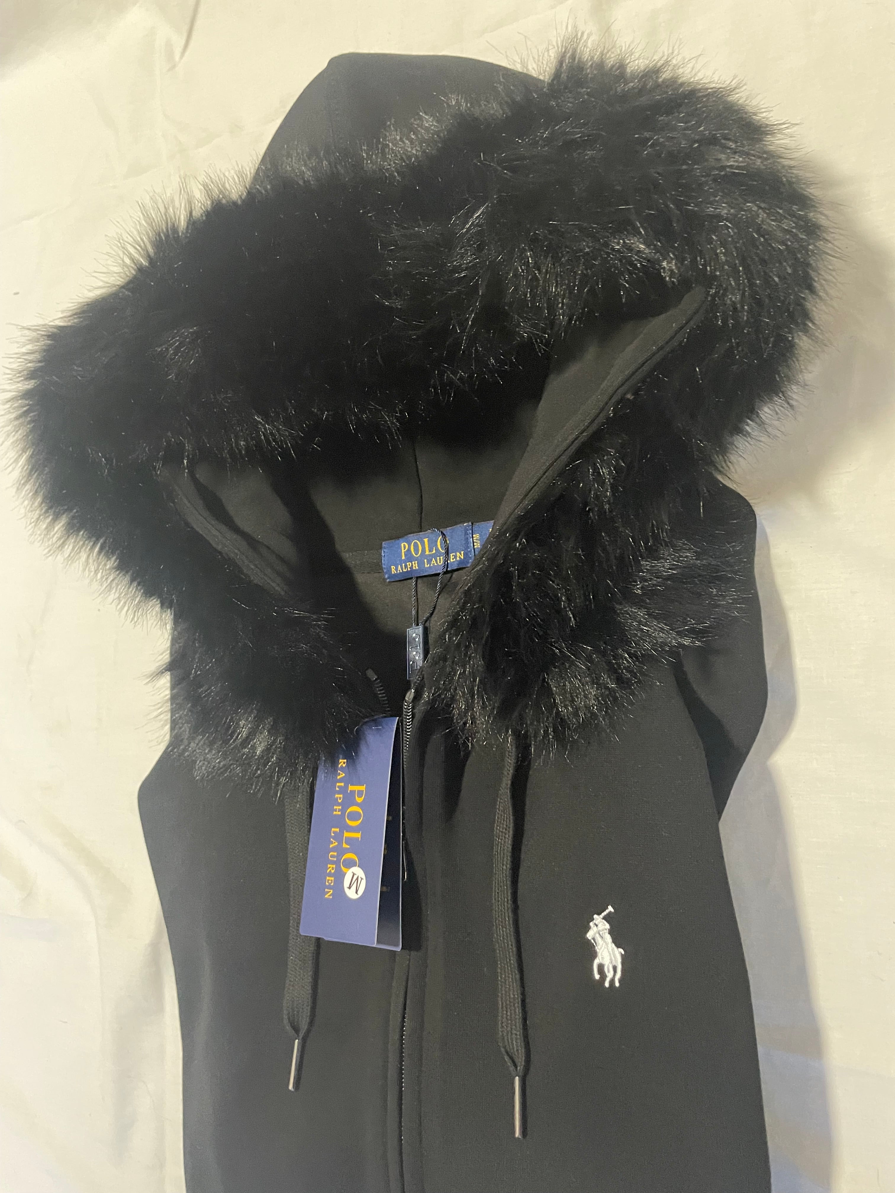 RALPH LAUREN BLACK KNIGHT ZIP CUSTOM