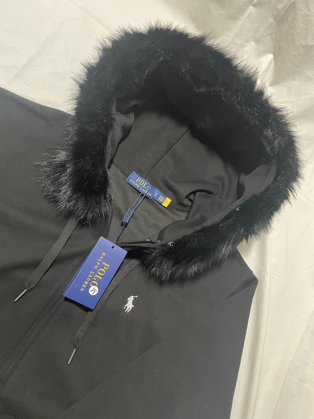 RALPH LAUREN BLACK KNIGHT ZIP CUSTOM