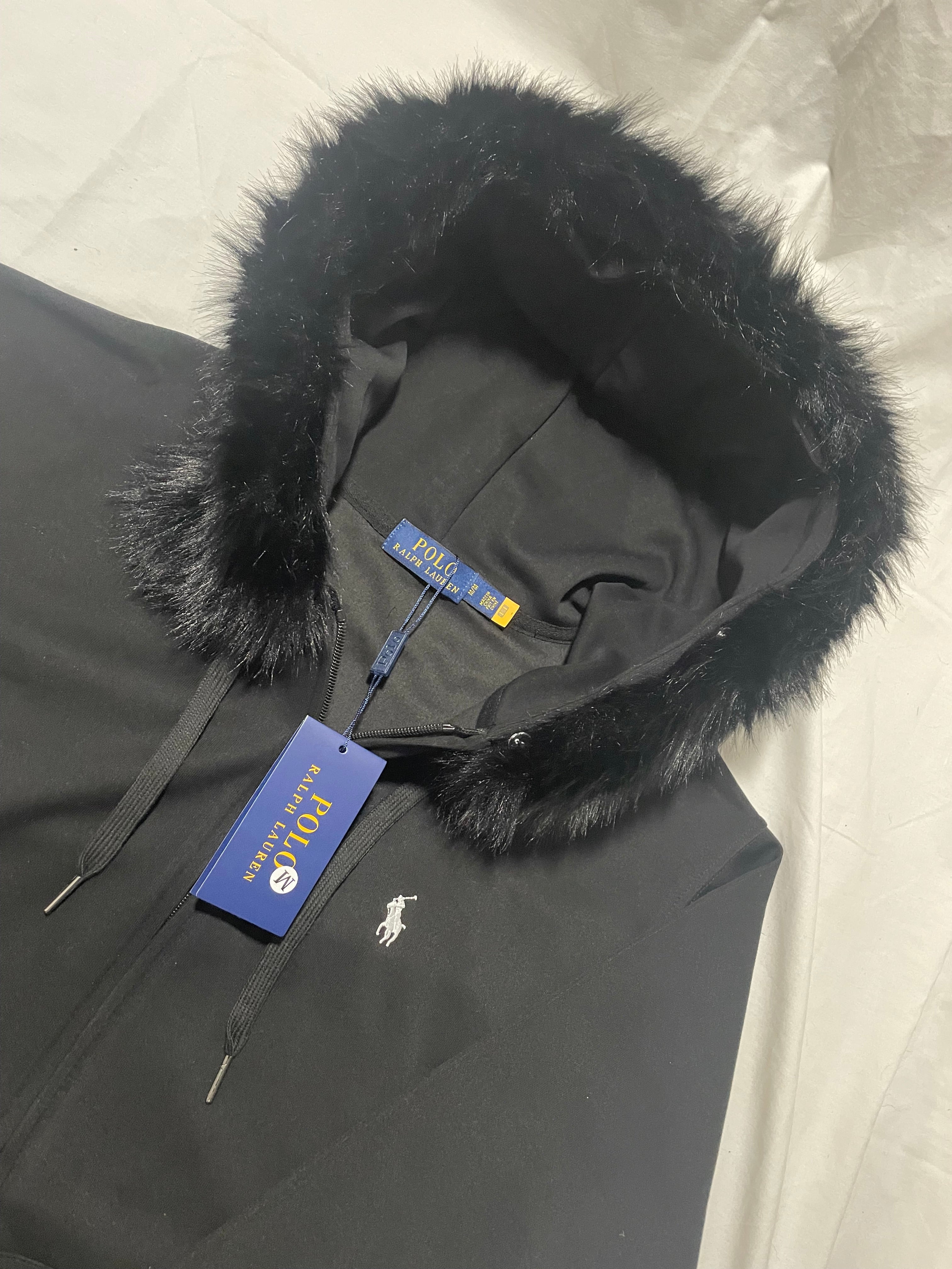 RALPH LAUREN BLACK KNIGHT ZIP CUSTOM