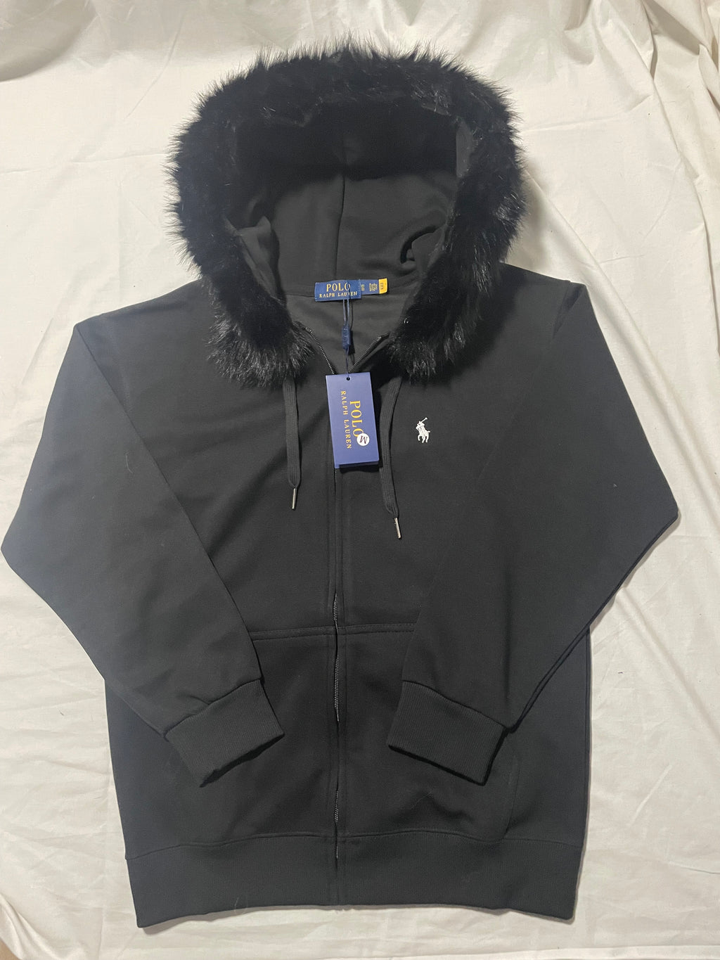 RALPH LAUREN BLACK KNIGHT ZIP CUSTOM