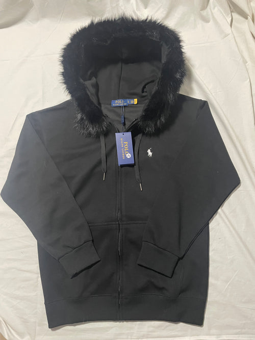 RALPH LAUREN BLACK KNIGHT ZIP CUSTOM