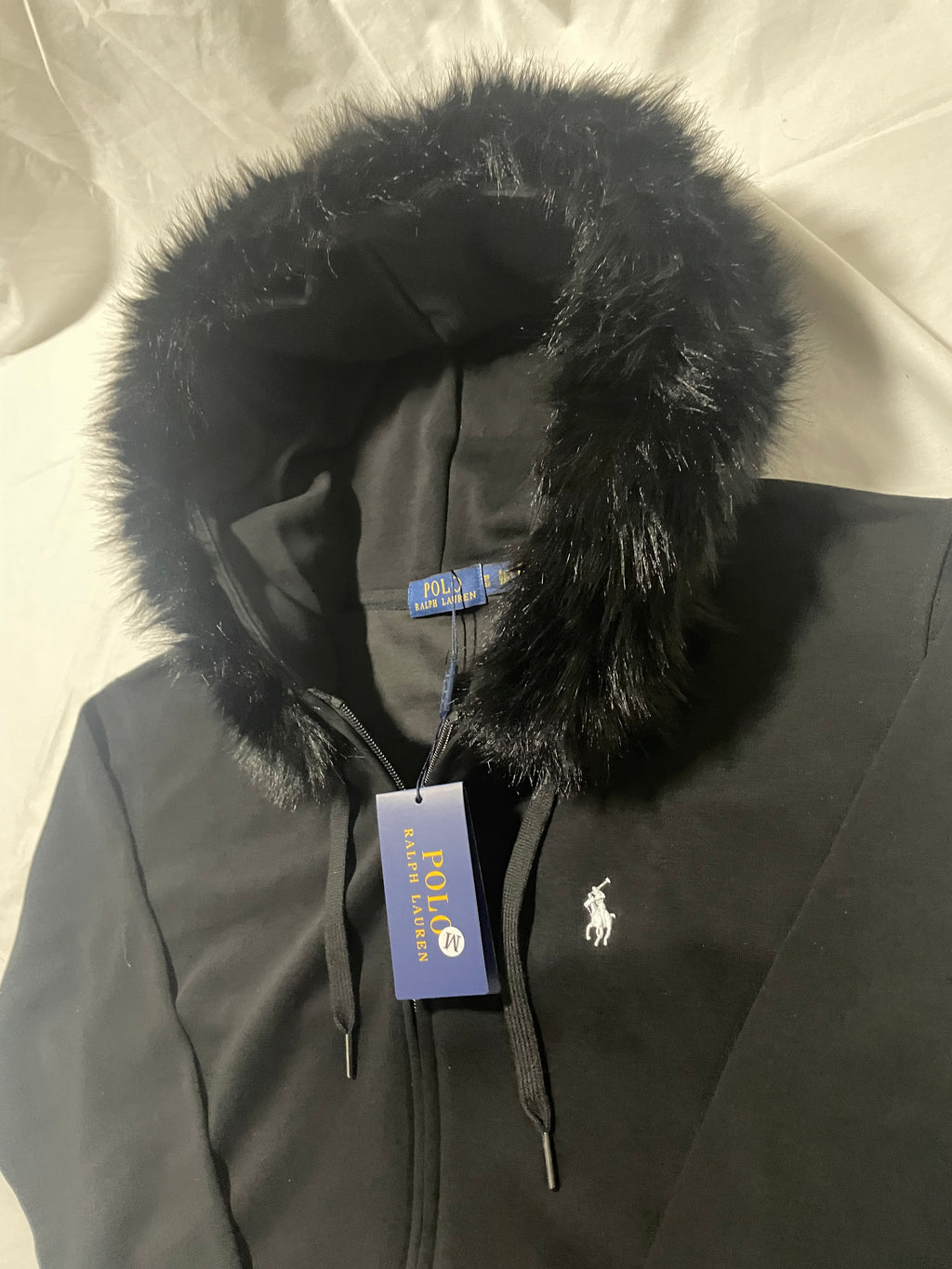 RALPH LAUREN BLACK KNIGHT ZIP CUSTOM
