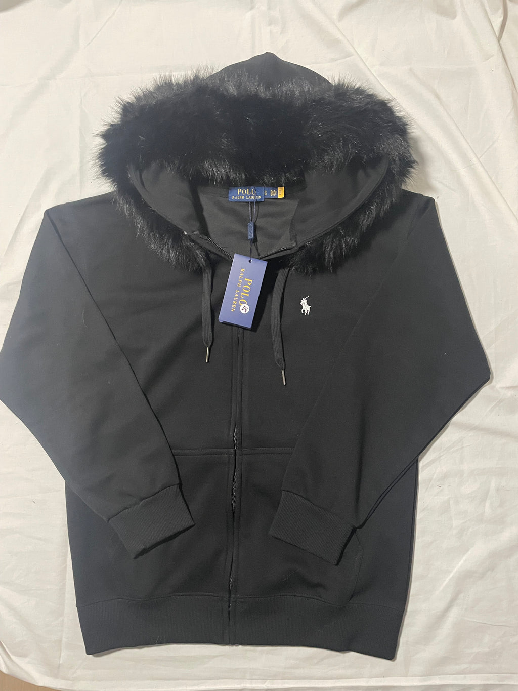 RALPH LAUREN BLACK KNIGHT ZIP CUSTOM
