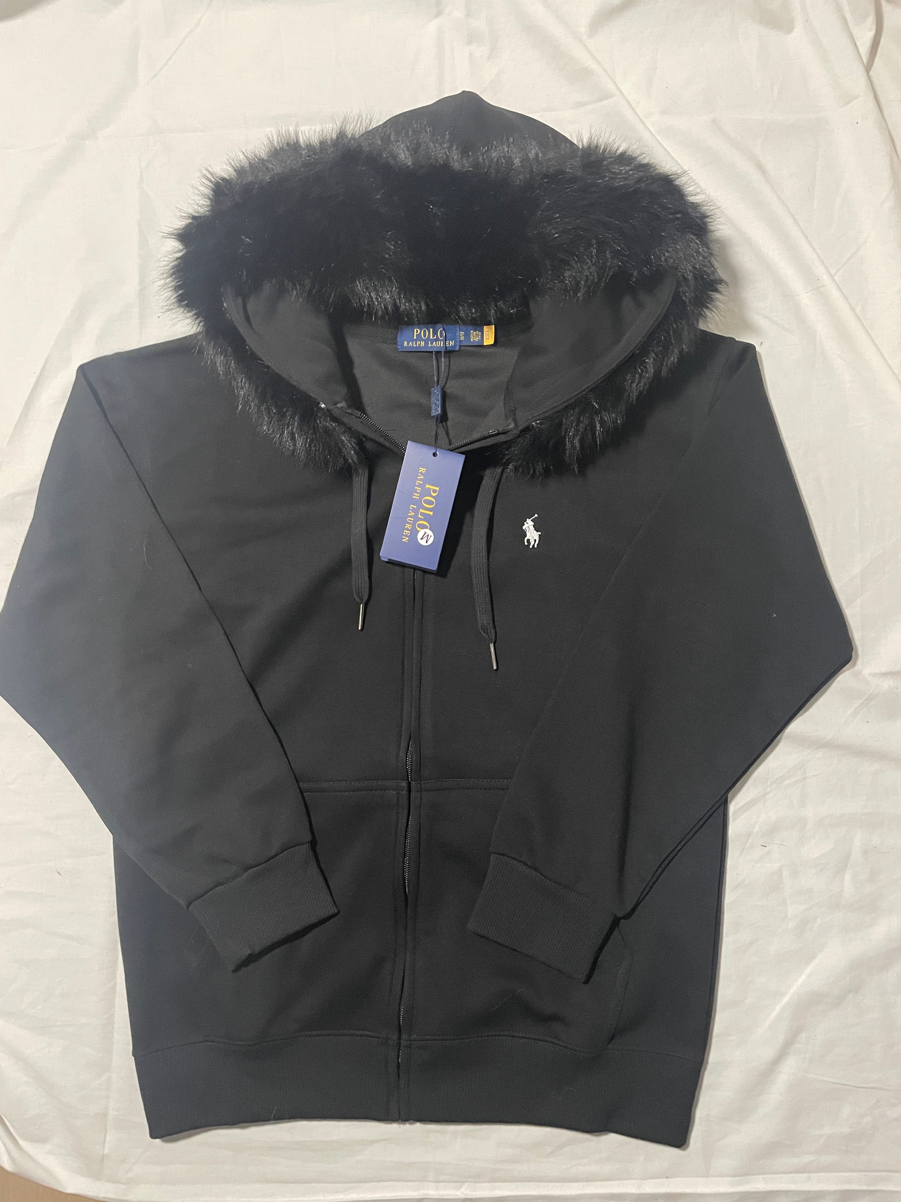 RALPH LAUREN BLACK KNIGHT ZIP CUSTOM