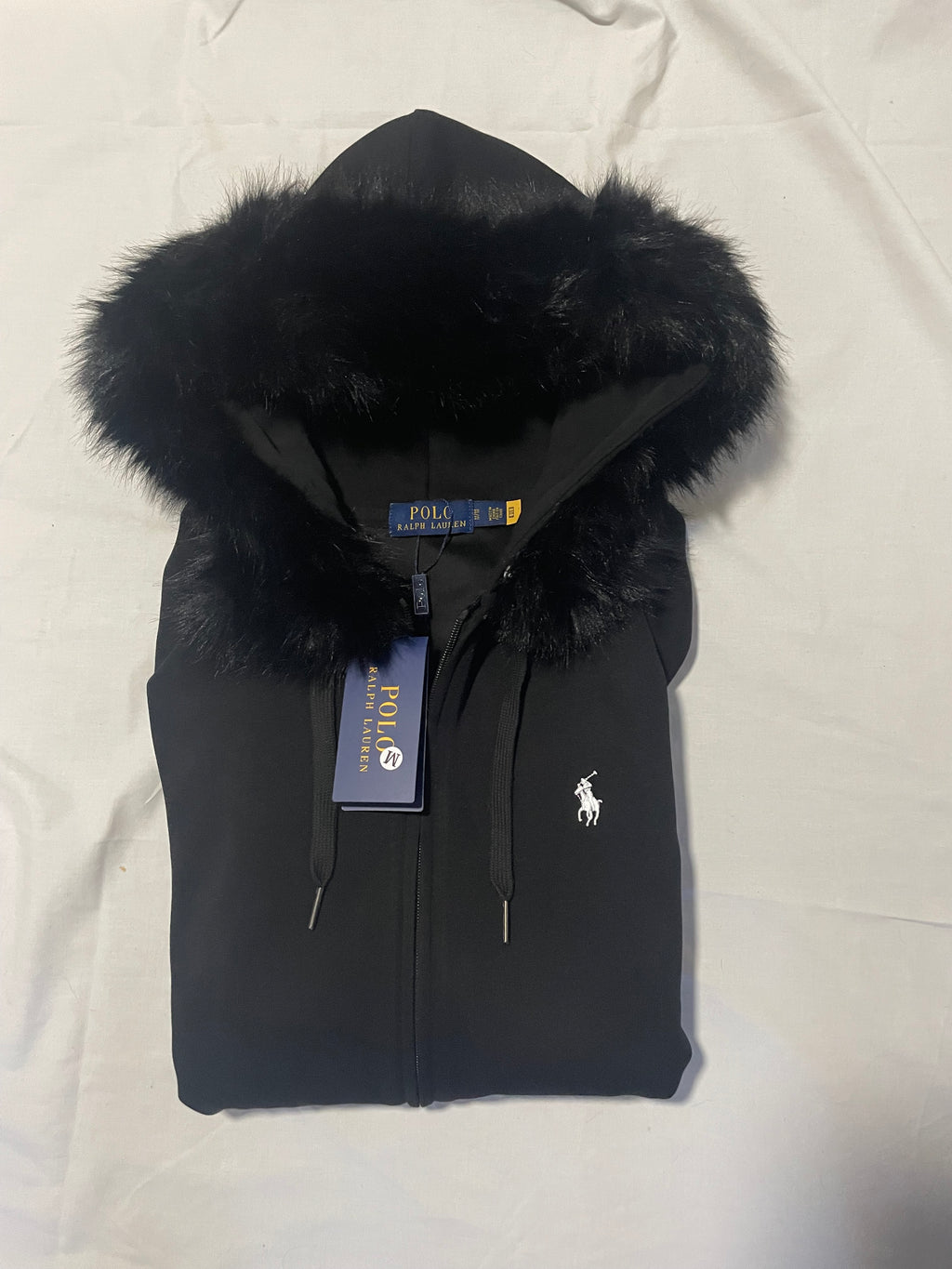 RALPH LAUREN BLACK KNIGHT ZIP CUSTOM